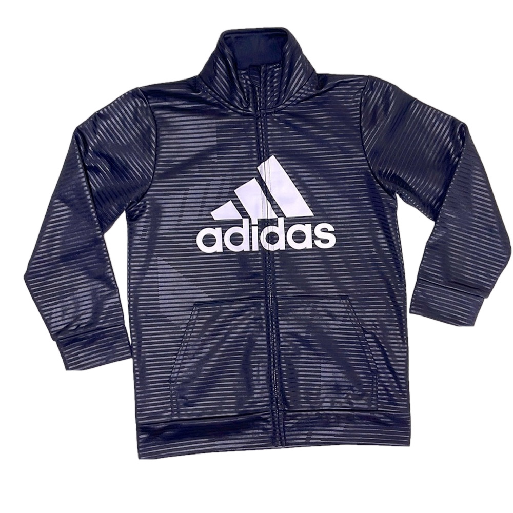 Adidas Track Jacket Boy size 7 - Picture 1 of 5
